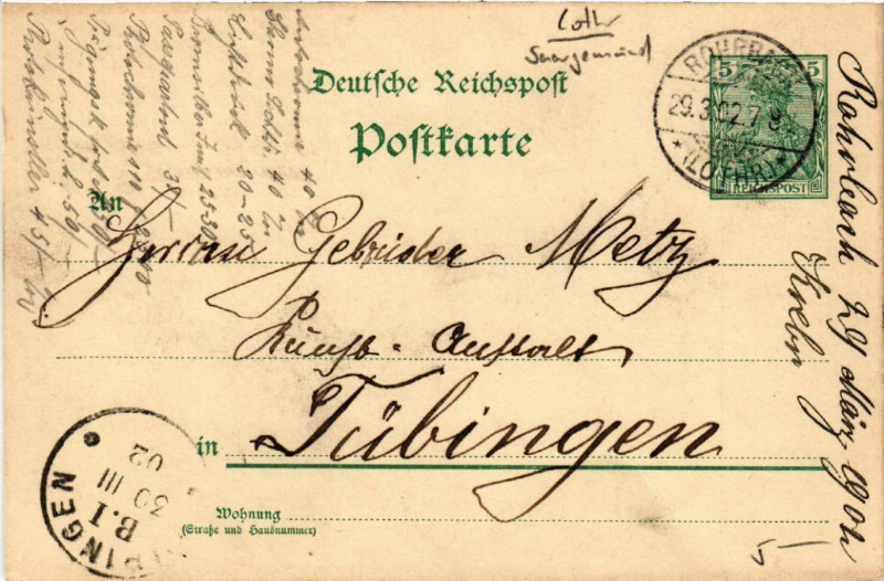 Carte postale ancienne Saargemund - Bitsch - Mailing Card - Not Postcard