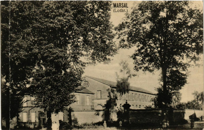 Carte postale ancienne Marsal - Lothr. - Scene à Marsal