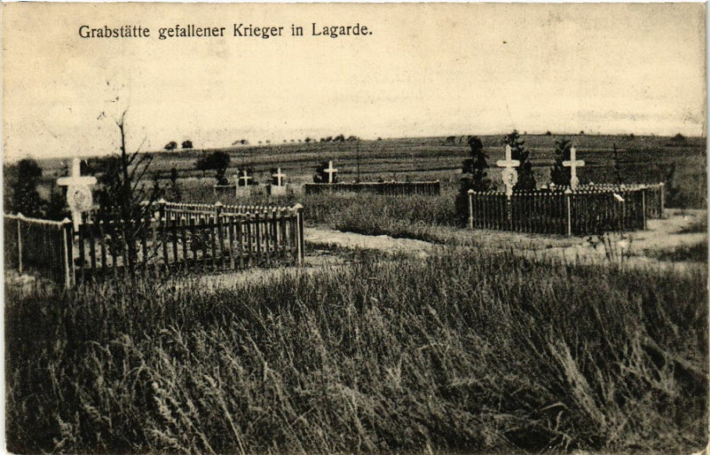 Carte postale ancienne Lagarde - Grabstatte Gefallener Krieger in Lagarde à Lagarde