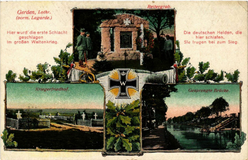 Carte postale ancienne Lagarde - Gerden - Scenes à Lagarde