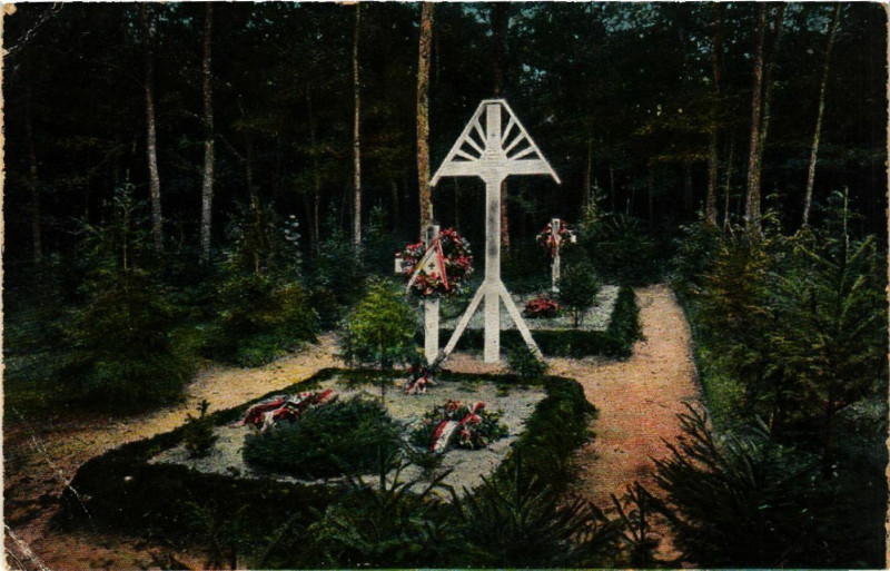 Carte postale ancienne Grab bei Kerprich - Westlicher Kriegsschauplatz