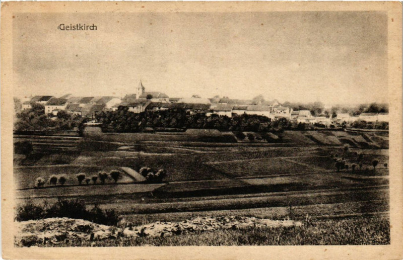 Carte postale ancienne Geistkirch - Vue - Panorama