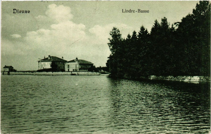 Carte postale ancienne Dieuze - Duss i. L. - Lindre-Basse à Dieuze
