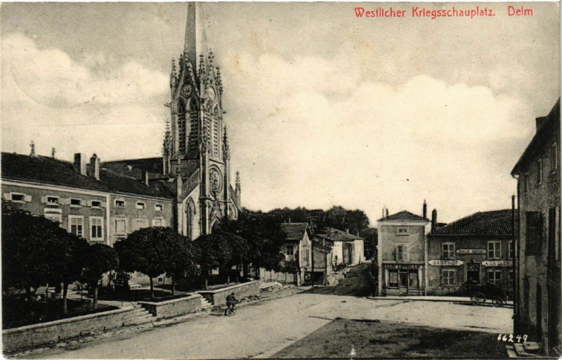 Carte postale ancienne Delm - Scene - Westlicher Kriegsschauplatz