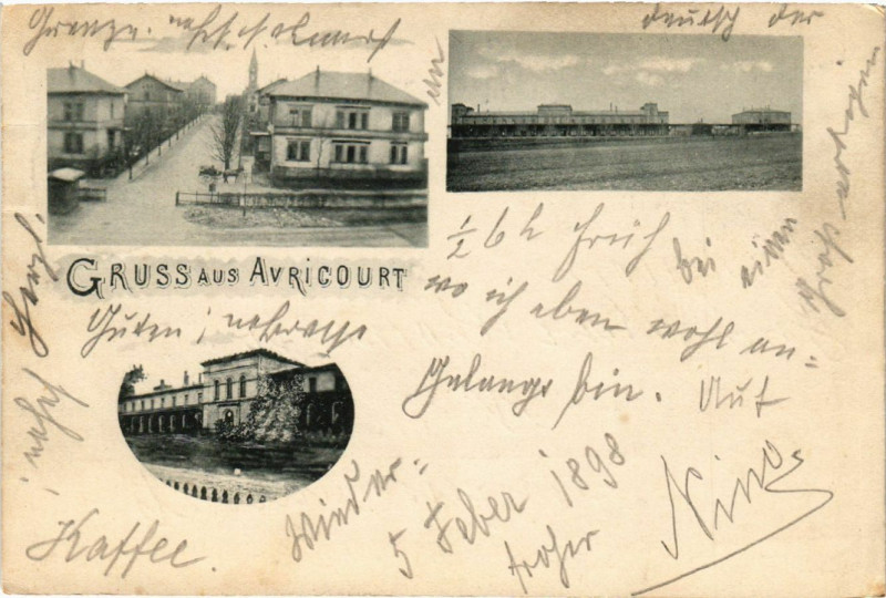 Carte postale ancienne Avricourt - Scenes à Avricourt
