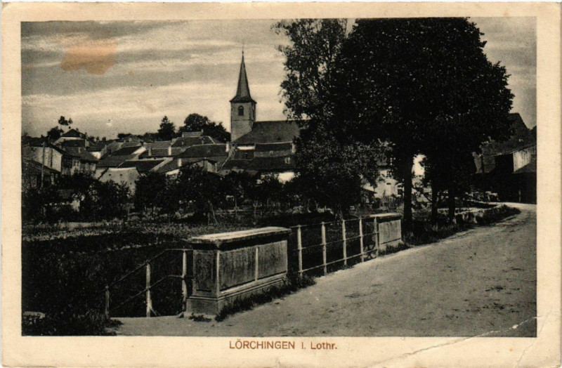 Carte postale ancienne Lorchingen i. Lothringen