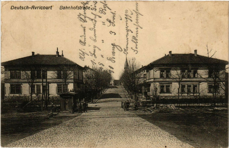 Carte postale ancienne Deutsch-Avricourt à Avricourt