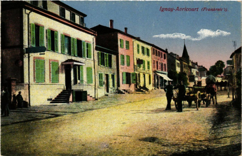 Carte postale ancienne Ignay-Avricourt à Avricourt