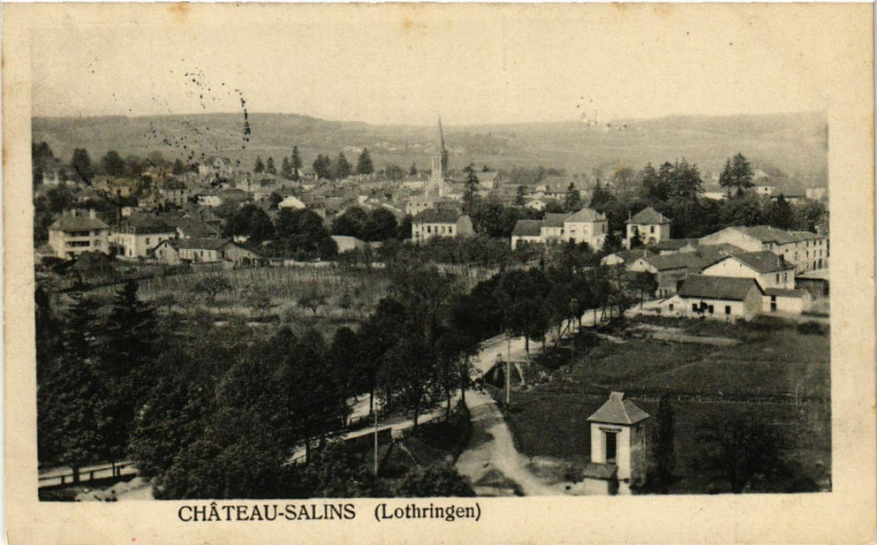 Carte postale ancienne Chateau-Salins à Château-Salins