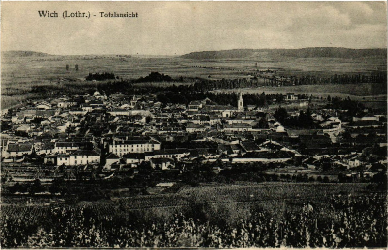 Carte postale ancienne Wich - Totalansicht