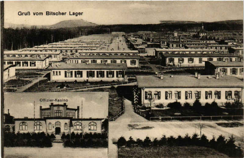 Carte postale ancienne Gruss vom BITSCHer Lager