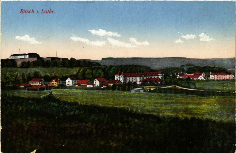 Carte postale ancienne Bitsch i. Lothringen