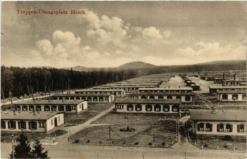 Carte postale ancienne Truppen-Ubungsplatz Bitsch