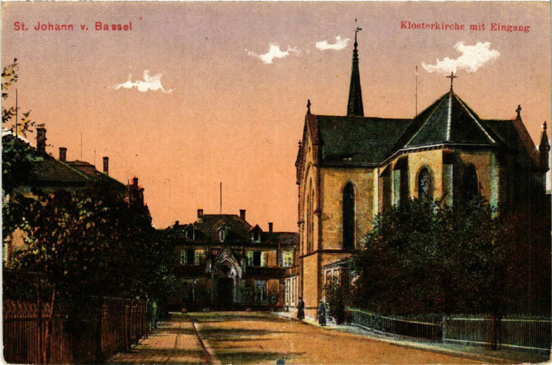 Carte postale ancienne Saint-Johann v. Bassel