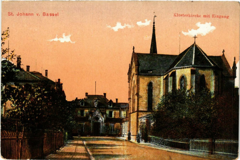 Carte postale ancienne Saint-Johann v. Bassel