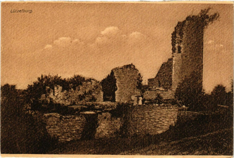 Carte postale ancienne Lutzelburg