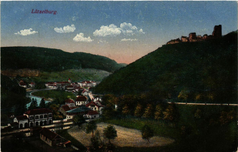 Carte postale ancienne Lutzelburg