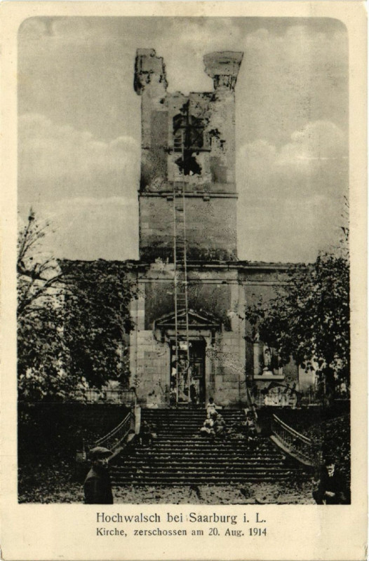 Carte postale ancienne Hochwalsch bei Saarburg i. L.