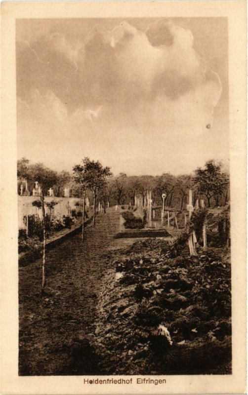 Carte postale ancienne Heldenfriedhof Elfringen