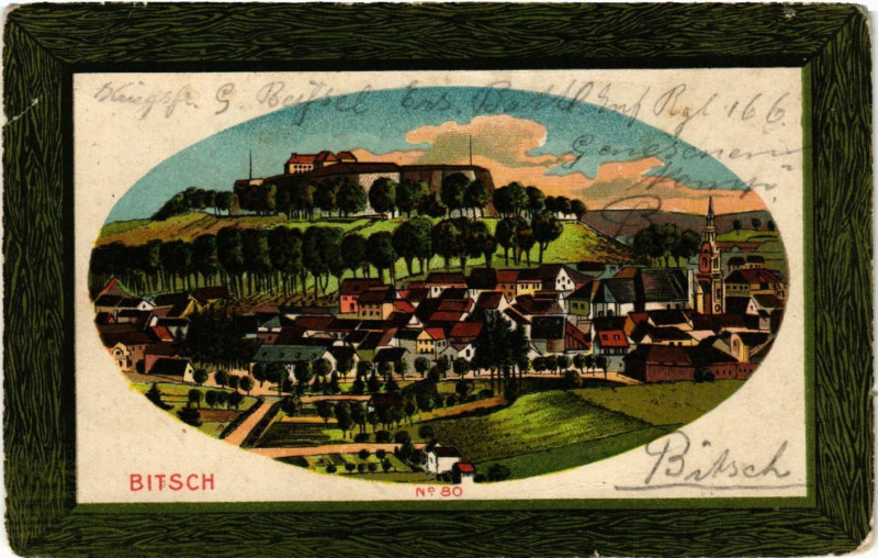 Carte postale ancienne Bitsch
