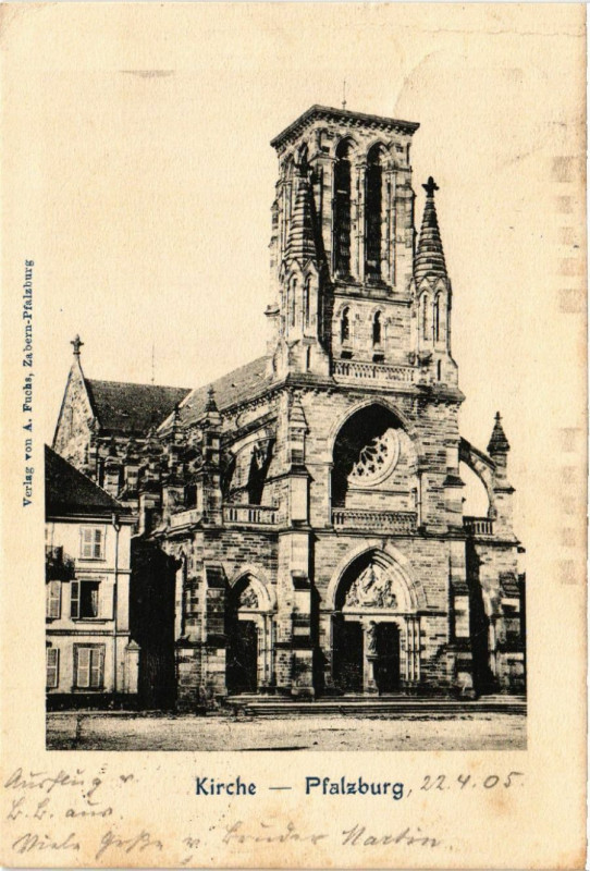 Carte postale ancienne Kirche - Pfalzburg