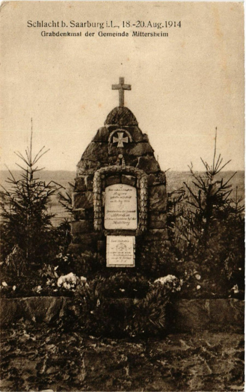 Carte postale ancienne Schlacht bei Saarburg