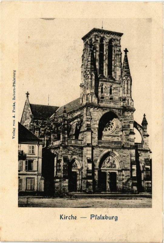 Carte postale ancienne Kirche - Pfalzburg
