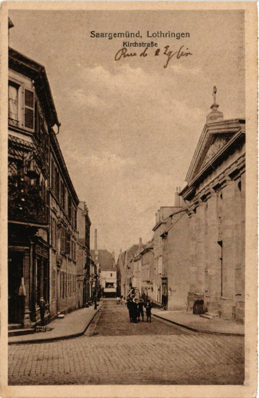 Carte postale ancienne Saargemund - Lothringen
