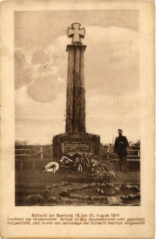 Carte postale ancienne Schlacht bei Saarburg