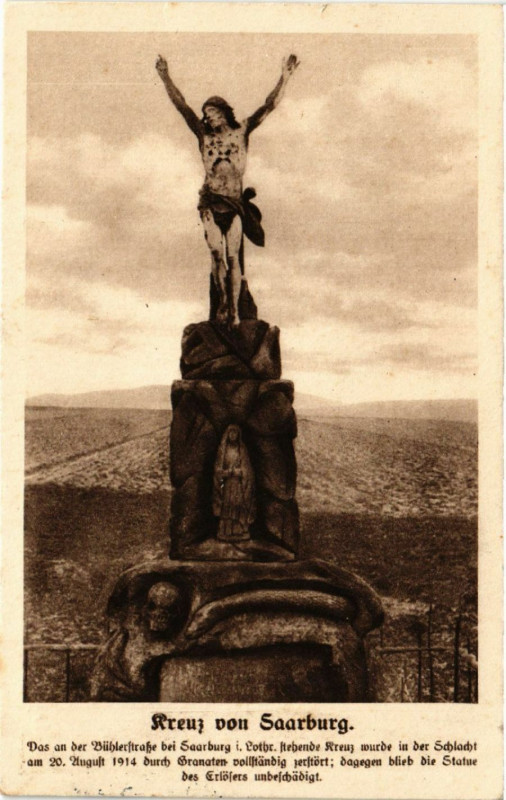 Carte postale ancienne Kreuz von Saarburg