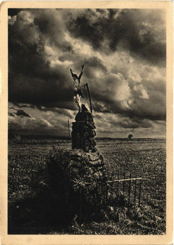 Carte postale ancienne Kreuz bei Saarburg