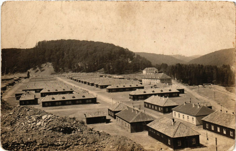 Carte postale ancienne Camp de Ludwigvuinskel 1923