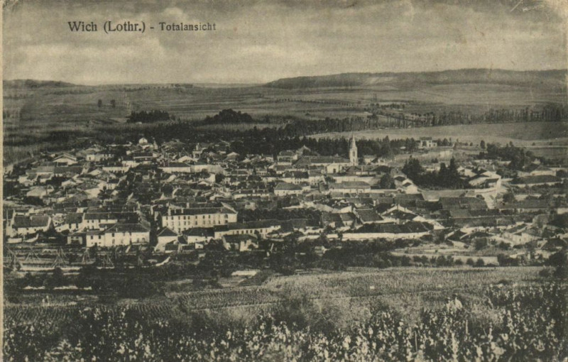 Carte postale ancienne Wich (Loth.) Totalansicht