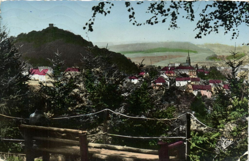 Carte postale ancienne Forbach - Vue générale à Forbach