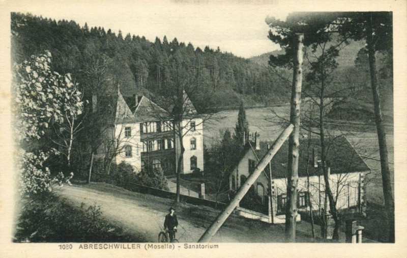 Carte postale ancienne Abreschwiller - Sanatorium