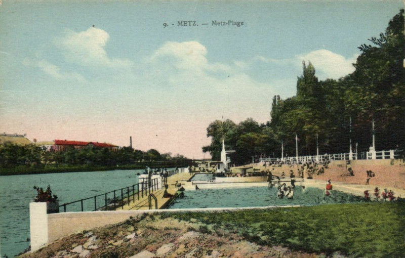Carte postale ancienne Metz - Metz Place à Metz