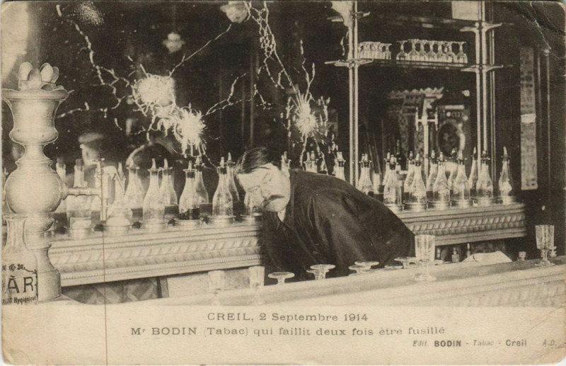 Carte postale ancienne Creil M Bodin à Creil
