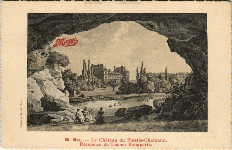 Carte postale ancienne Oise - Le Chatau Du Plessis - Chamand