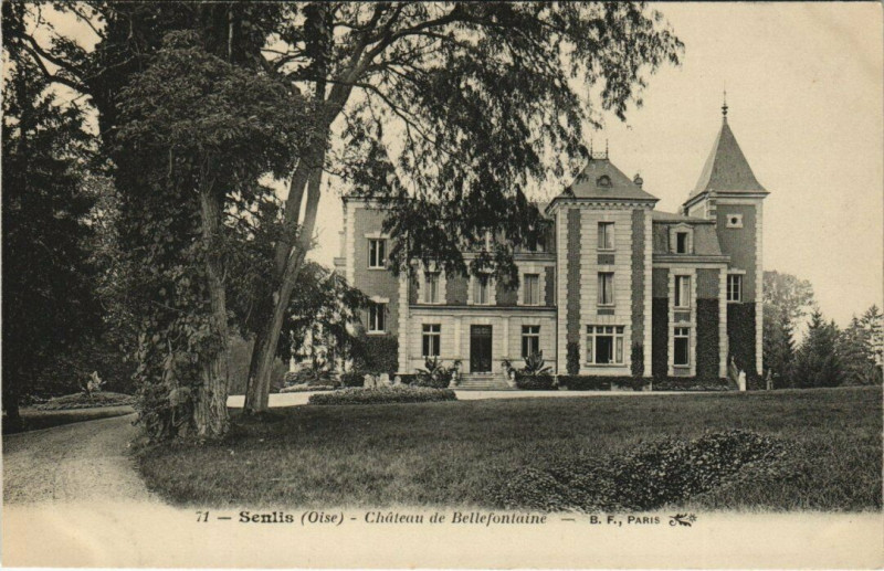 Carte postale ancienne Senlis - Chateau de BELLEfontaine à Senlis
