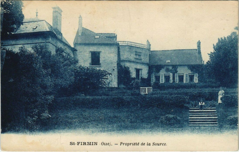 Carte postale ancienne Saint-Firmin - Propriete de La Source