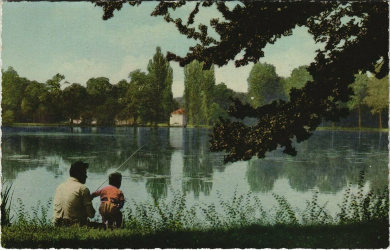 Carte postale ancienne Royaumont Les Etangs