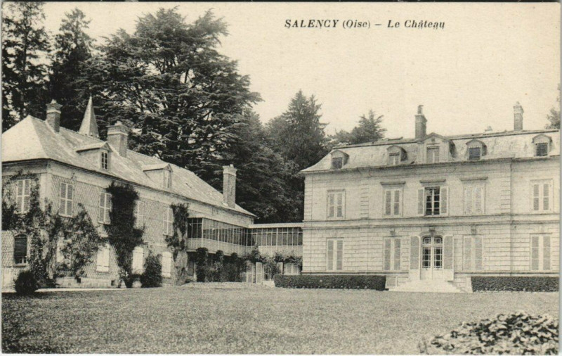 Carte postale ancienne Salency - Le Chateau à Salency