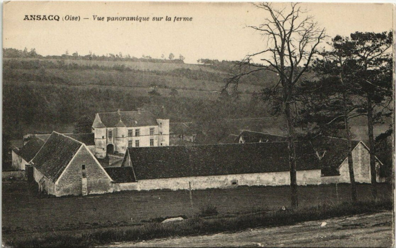 Carte postale ancienne Ansacq-vue Panoramique Sur la Term à Ansacq