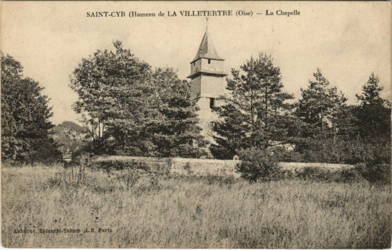 Carte postale ancienne Saint-Cry - La Chapelle