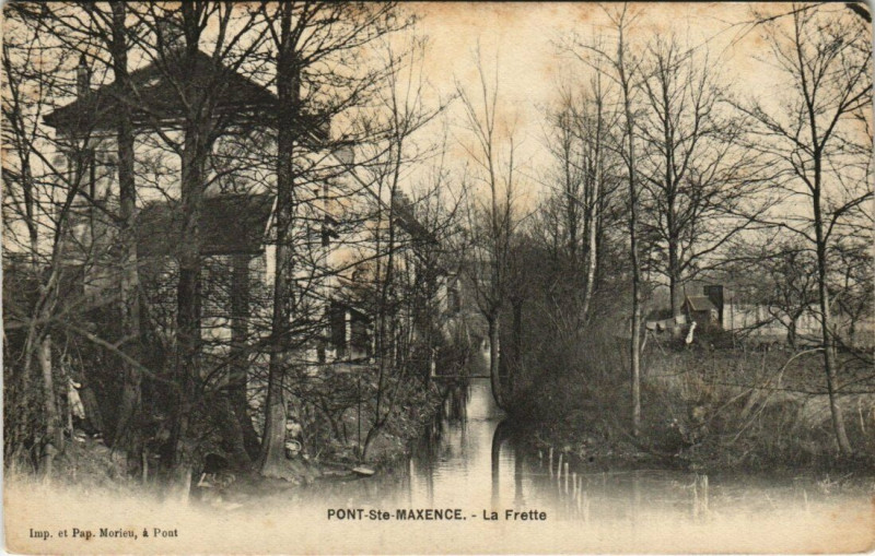 Carte postale ancienne Pont-Sainte-Maxence - La Frette à Pont-Sainte-Maxence