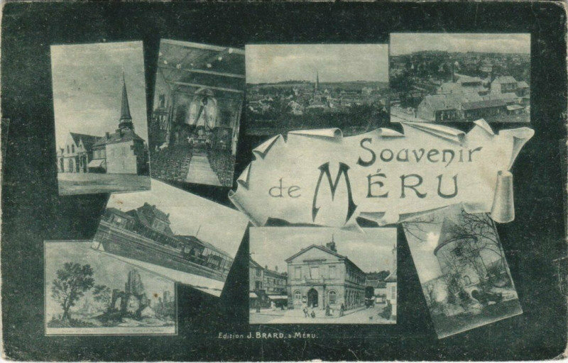 Carte postale ancienne Edition J. Brard - Meru à Méru