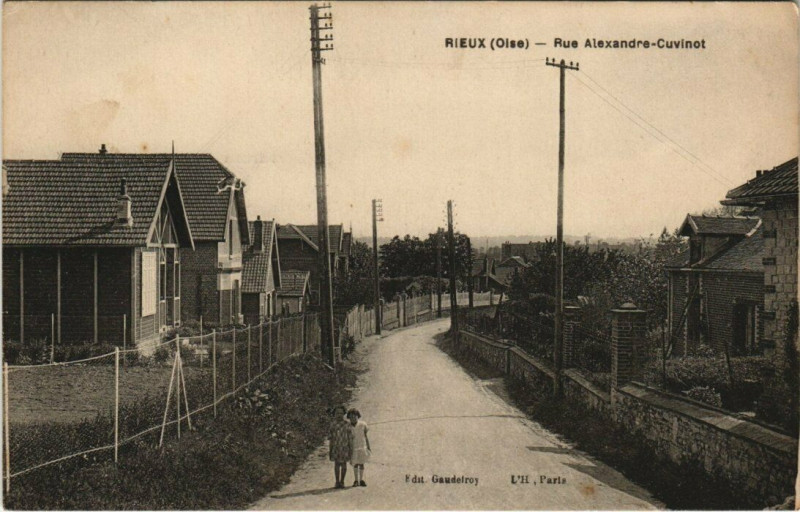 Carte postale ancienne Rieux Alexandre - Cuvinot à Rieux