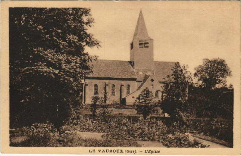 Carte postale ancienne Le Varoux Eglise