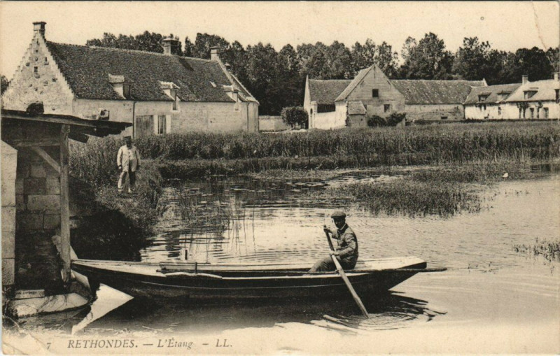 Carte postale ancienne Rethondes - L' Etang - Ll à Rethondes
