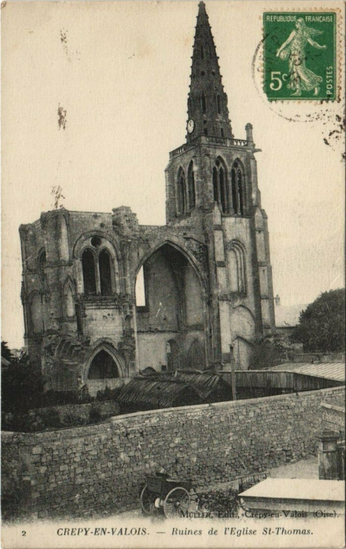 Carte postale ancienne Crepy-en-Valois à Crépy-en-Valois